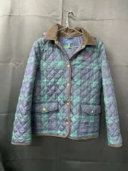 ポロラルフローレン チェック キルティング ジャケット 16T XL