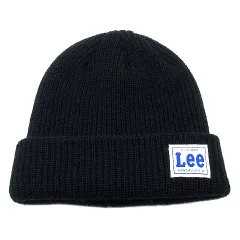 リー LEE ワッチキャップ ビーニー ニット帽 帽子 ブラック 黒 57cm～59cm 176316のサムネイル