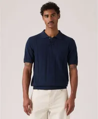 リーバイス メンズ アウター ニット・セーター ポロシャツ Levis Mens Austin Polo Sweater Navy ネイビーのサムネイル