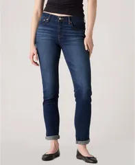 リーバイス レディース ボトムス デニムパンツ ジーンズ Levis Womens Relaxed Boyfriend TaperedLeg Jeans Marine Obedience