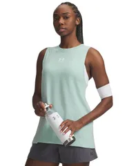 アンダーアーマー レディース トップス タンクトップ ノースリーブ Under Armour Womens Rival Muscle Sleeveless Tank Top Enamel Blue White ホワイト