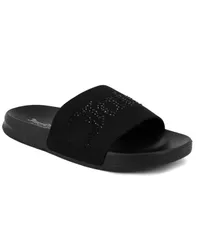 ジューシークチュール レディース シューズ サンダル Juicy Couture Womens Waycool Slide Sandals BlackBlack Stone ブラックのサムネイル