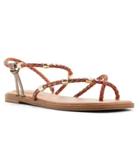 アルド レディース シューズ スリッポン・ローファー サンダル ALDO Womens Loucinda SlipOn Flat Sandals Medium Red Smooth レッドのサムネイル