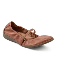アース レディース シューズ パンプス Earth Womens Korvino Square Toe Mary Jane Flats Cognac Leatherのサムネイル