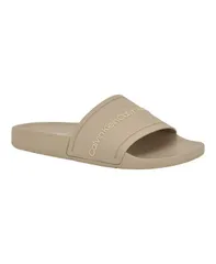 カルバンクライン レディース シューズ スリッポン・ローファー Calvin Klein Womens Anyka Flat SlipOn Pool Slides Taupe トープのサムネイル