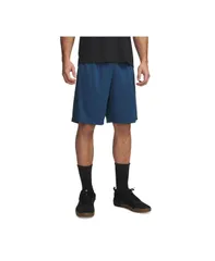 アンダーアーマー メンズ ボトムス ハーフパンツ・ショーツ ショートパンツ ロゴ Under Armour Mens UA Tech Logo 10 Shorts Wham Blue Black ブラック