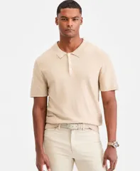 アルファニ メンズ アウター ニット・セーター ポロシャツ 半袖 Alfani Mens Basketweave ShortSleeve Polo Sweater Macys Exclusive Coのサムネイル