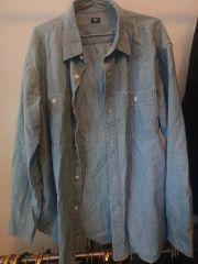 ユニクロ デニム シャツ シャツ XL