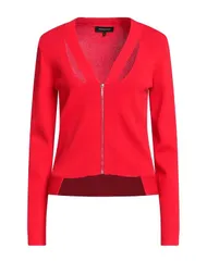 ビーシービージーマックスアズリア レディース ニット カーディガン BCBGMAXAZRIA ファスナー付きニット Red レッドのサムネイル