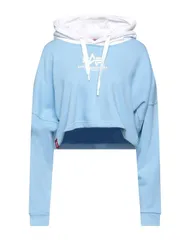 アルファインダストリーズ レディース トップスウェットシャツ ALPHA INDUSTRIES スウェット Sky Blue ブルー