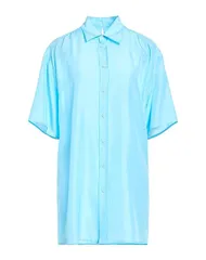マルタンマルジェラ レディース トップス シャツ MM6 MAISON MARGIELA 無地シャツ＆ブラウス Turquoise Blue ブルーのサムネイル