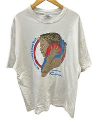 Hanes (ヘインズ) プリントTシャツ USA製 90S 1994コピーライト入 古着 ビンテージ シングルステッチ ASHA XL ホワイト メンズ/027