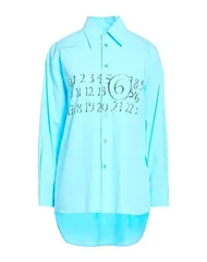 マルタンマルジェラ レディース トップス シャツ MM6 MAISON MARGIELA シャツ Turquoise Blue ブルーのサムネイル