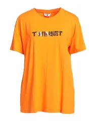 ツインセット レディース アンダーウェアスリープウェア インナー Tシャツトップス TWINSET アンダーＴシャツ Orange オレンジのサムネイル