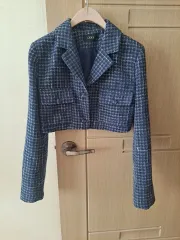 CIDER ツイード クロップドジャケット