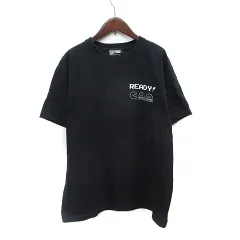 パックマン PAC-MAN Tシャツ カットソー 半袖 L 黒 ブラック /YI