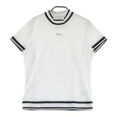 サイズ：LL TITLEIST タイトリスト  リネン混 モックネック 半袖Tシャツ  ホワイト系 [240101622063] ゴルフウェア レディース ストスト