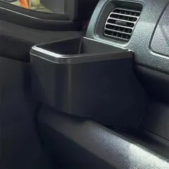 【迅速に発送】ハイゼットトラック ハイゼット ジャンボ S500系 後期 S500P S510P 2021(R3).12 - 助手席側カップホルダー ドリンクホルダー 収納 エアコン吹出口用 増設キット ブラック