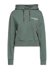 バルマン レディース トップスウェットシャツ BALMAIN パーカー Sage Green グリーンのサムネイル