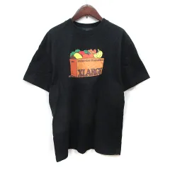 エクストララージ X-LARGE Tシャツ カットソー 半袖 M 黒 ブラック /YI
