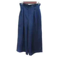 エマジェイムス EMMAJAMES ワイドパンツ スカンツ 64 M 紺 ネイビー /YI