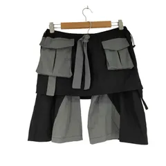 シーイン SHEIN レックウォーマー付き バイカラー スカパン レディース JPN：M 