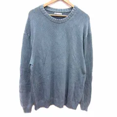 ザラ ZARA ニット セーター 長袖 XL 青 ブルー /YK