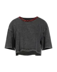 サンドロ レディース トップス Tシャツ SANDRO クロップ トップス Charcoal チャコールのサムネイル