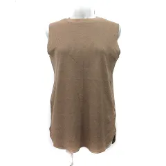 ジャーナルスタンダード レリューム JOURNAL STANDARD relume カットソー ワッフル地 ノースリーブ F 茶 ブラウン /YI