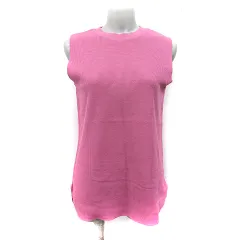 ジャーナルスタンダード レリューム JOURNAL STANDARD relume カットソー ワッフル地 ノースリーブ ピンク /YI