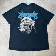 O-700 ミュージック Nemesis Atrocity Unleashed ネメシス スラッシュメタルバンドプリントTシャツ サイズL
