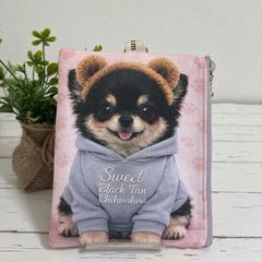 ☆ハンドメイド☆フラットポーチ チワワ - メルカリ
