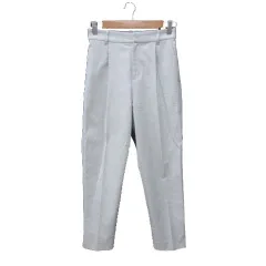 コラージュ ガリャルダガランテ COLLAGE GALLARDAGALANTE テーパードパンツ 麻混 リネン混 0 ライトグレー /MS