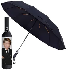 NOSTEEZ 俺の折りたたみ傘 超大サイズ 12本骨 ワンタッチ 自動開閉 逆折り式 耐風 撥水 日傘 遮光遮熱 UVカット 晴雨兼用