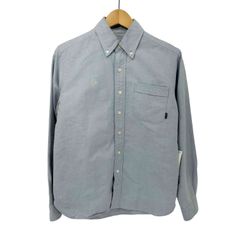 キャリー CALEE ロゴ刺繍 マチ付き ボタンダウン L/S オックスフォードシャツ メンズ import:S