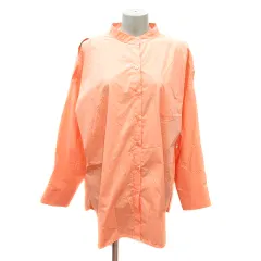 ミスティック mystic ブラウス 長袖 オープンショルダー オーバーサイズ F オレンジ /MN