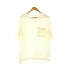 ワングラヴィティ onegravity オーバーサイズ BIGポケット コンパクトコットン Tシャツ カットソー 半袖 XL ホワイト /HK ■GY68