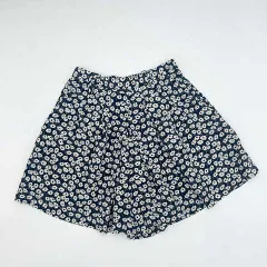 ciopanic　チャオパニック　花柄キュロットスカート　ネイビー・ホワイト　フリーサイズ　〇□・〇◇