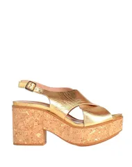 ポリーニ レディース シューズ サンダル POLLINI サンダル Gold ゴールドのサムネイル