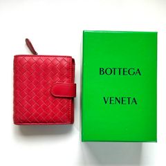 も*️様 Bottega Veneta 二つ折り財布 バーガンディ - メルカリ