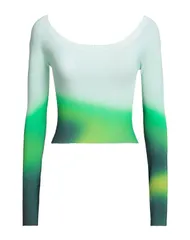 オフホワイト レディース ニット プルオーバー OFFWHITE プルオーバー Light Green グリーン