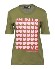ラブ モスキーノ レディース トップス Tシャツ LOVE MOSCHINO Ｔシャツ Military Green グリーンのサムネイル