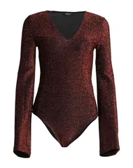 メドモワゼル レディース トップス ボディスーツ MES DEMOISELLES ボディスーツ トップス Reddish Brown ブラウンのサムネイル