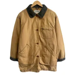 L.L.Bean エルエルビーン フィールドコート ハンティングジャケット ライナー付き 襟コーデュロイ フロントボタン ベージュブラウン Sサイズ No.M997