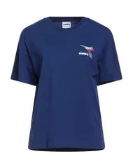 ディアドラ レディース トップス Tシャツ DIADORA Ｔシャツ Blue ブルーのサムネイル