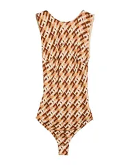 エリザベッタフランキ レディース トップス ボディスーツ ELISABETTA FRANCHI ボディスーツ トップス Camel キャメルのサムネイル