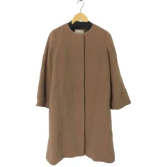 ユナイテッドアローズ UNITED ARROWS アルパカ シャギー ベルテッド ノーカラーコート レディース JPN：38 