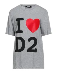 ディースクエアード レディース トップス Tシャツ DSQUARED2 Ｔシャツ Gray グレー