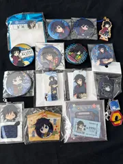 鬼滅の刃　冨岡義勇　缶バッジ　キーホルダー　ストラップ　16点まとめ売り