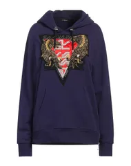 バルマン レディース トップスウェットシャツ BALMAIN パーカー Purple パープルのサムネイル